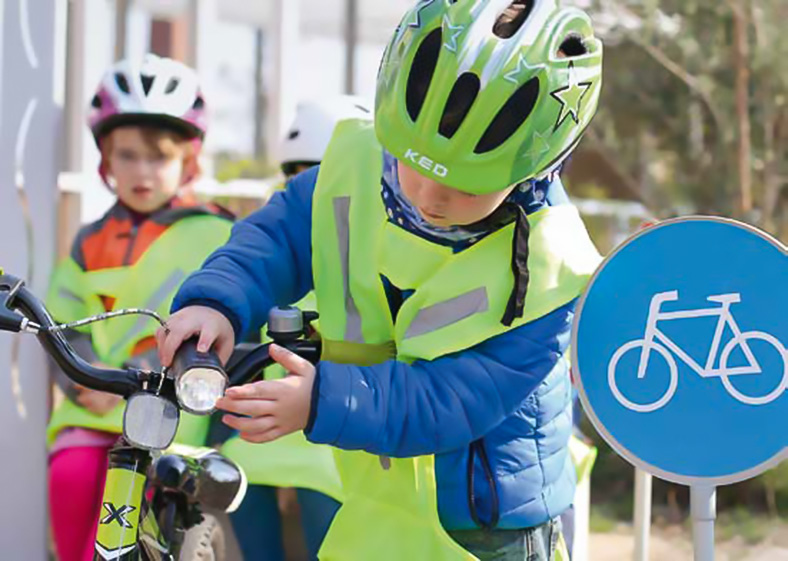 Führerscheinprüfung im Kindergarten (Foto: Thorsten Eckert)