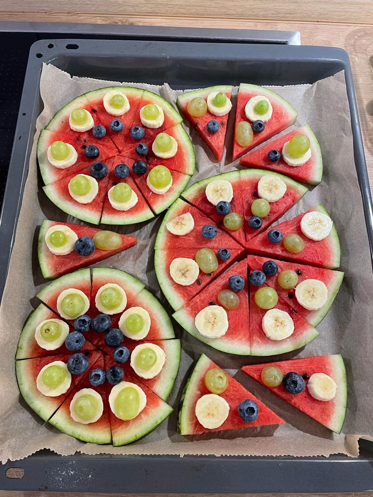 Obstpizza Iris Weiße